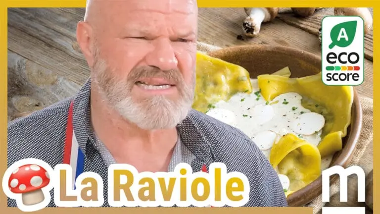 La raviole de champignons