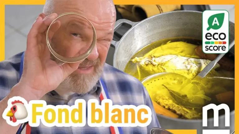 Le fond blanc de volaille